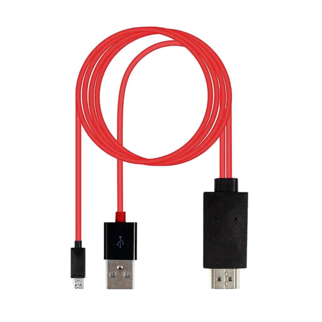 HDMI to Micro USB Adapter HDTV AV TV Cable Cord For Android Samsung