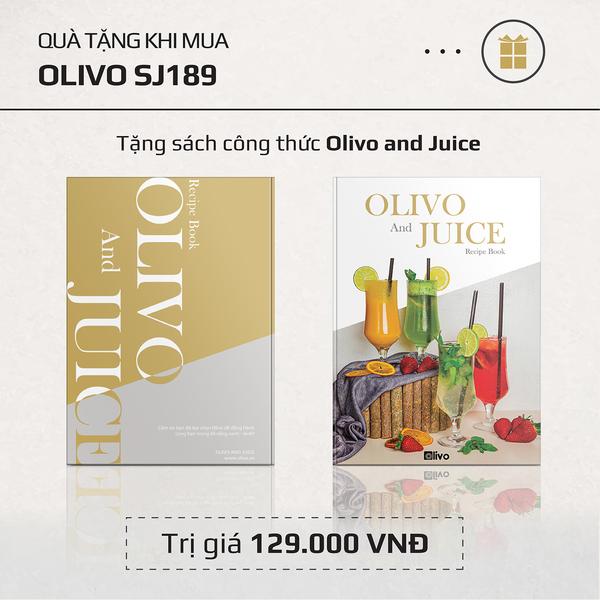 Máy Ép Trái Cây Olivo SJ189 Cao Cấp [HÀNG CHÍNH HÃNG][BH 10 NĂM] - Máy Ép Chậm Kiệt Bã Đến 98%, Thiết Kế Thông Minh Cùng Vật Liệu Cao Cấp Thương Hiệu Mỹ