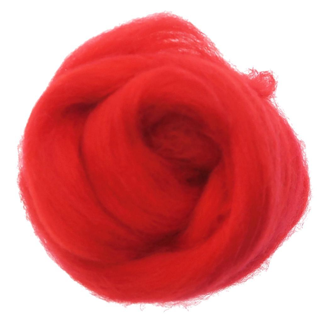 1 Piece 10g Soft Wool Roving Felting Wool for DIY Needle Felting Craft Materials
