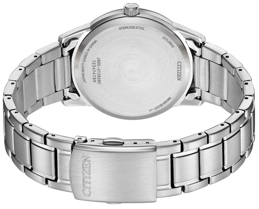 Đồng Hồ Nam Citizen Eco-Drive Dây Thép Không Gỉ AW0100-86B - Mặt Bạc (40mm)