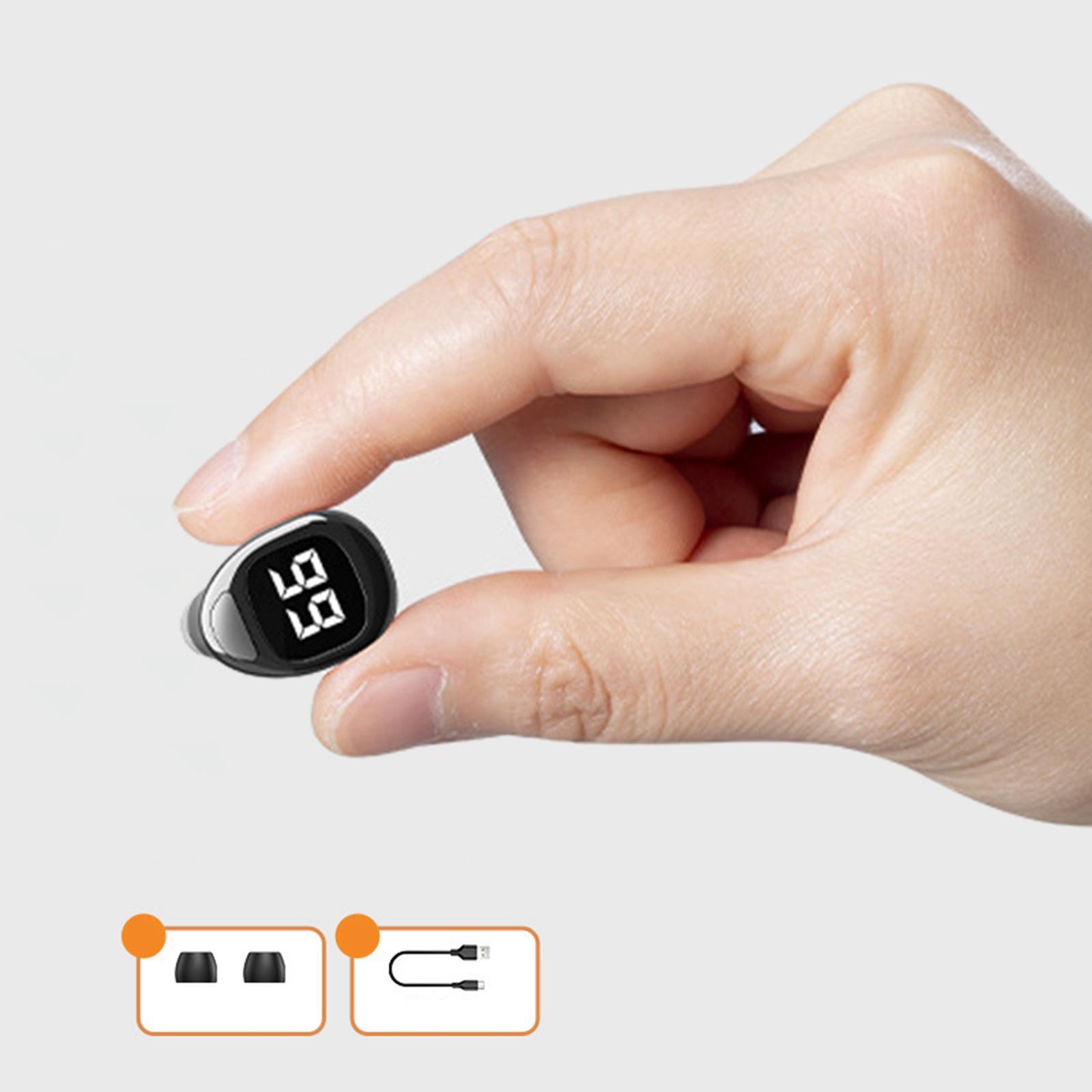 F6 Single Ear Bluetooth LED Display In-Ear Driving Earphone