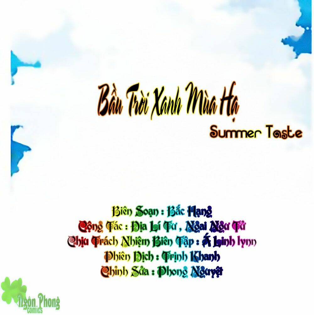 bầu trời xanh mùa hạ chapter 0 3