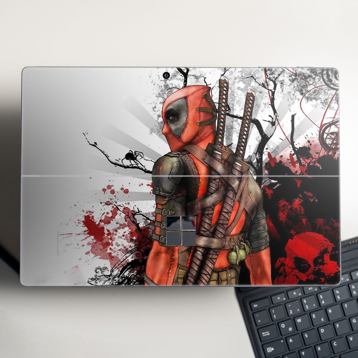 Skin dán hình Deadpool cho Surface Go, Pro 2, Pro 3, Pro 4, Pro 5, Pro 6, Pro 7, Pro X - Mã: deap010 - Surface Pro X