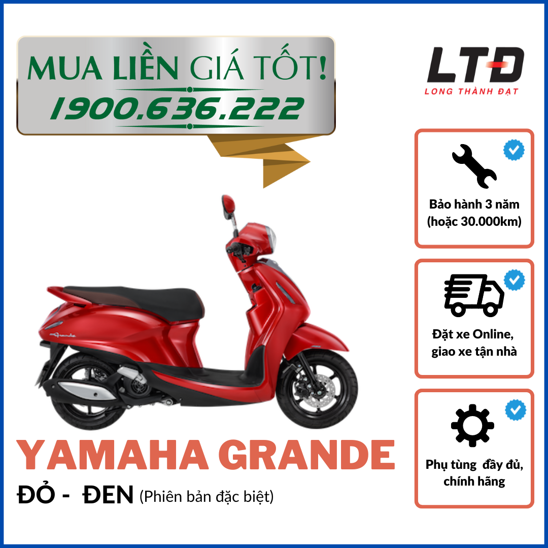 - Yamaha Grande hoàn toàn mới - Bản đặc biệt