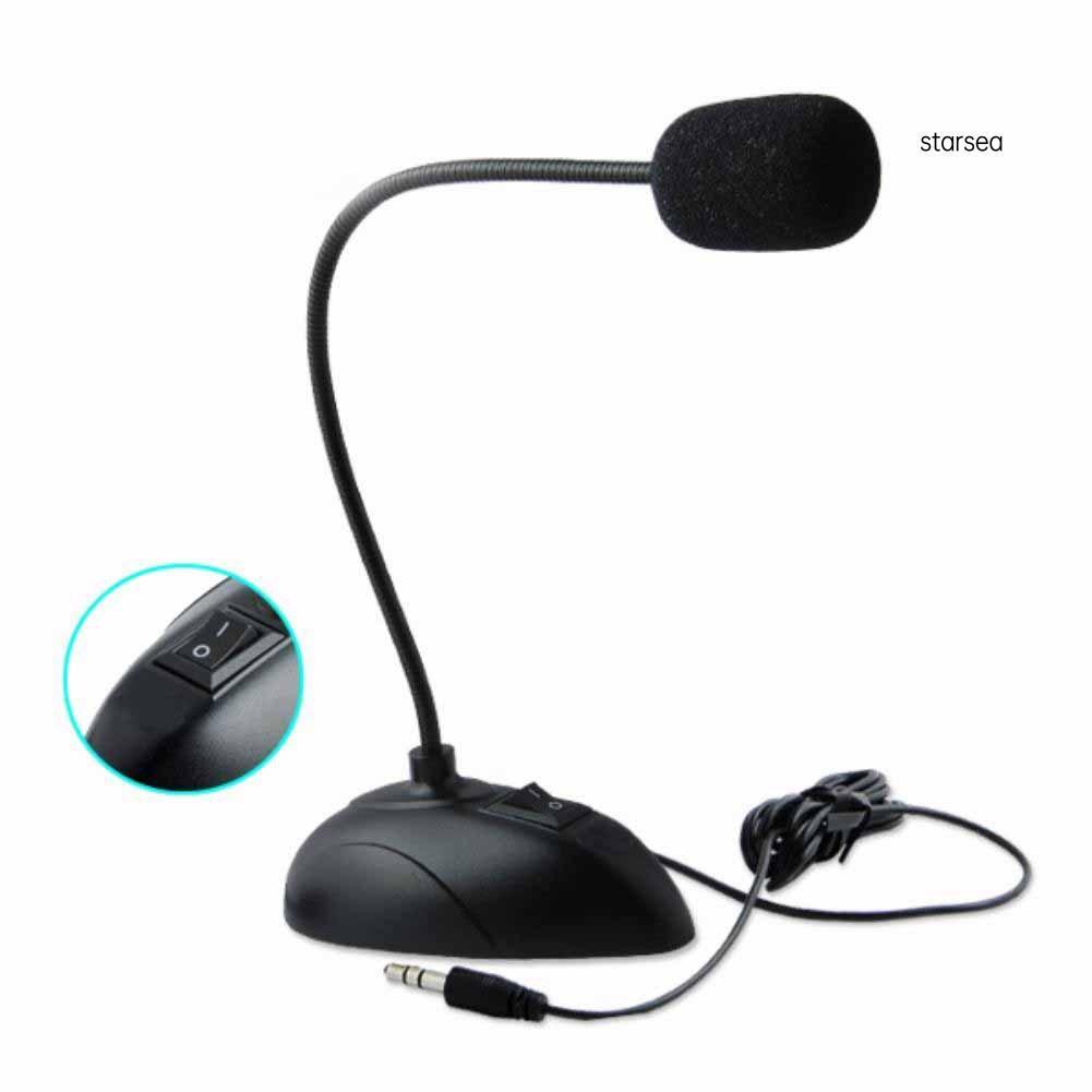 Micro để bàn có dây và đế cho điện thoại máy tính