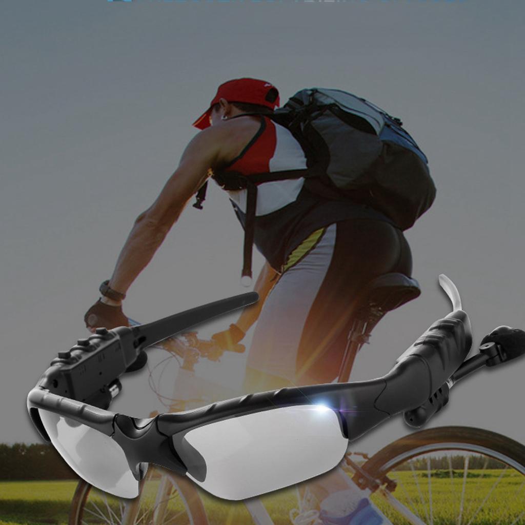 Sports Bluetooth Sunglasses Headset Headphone for Men Earpiece Hands-Free