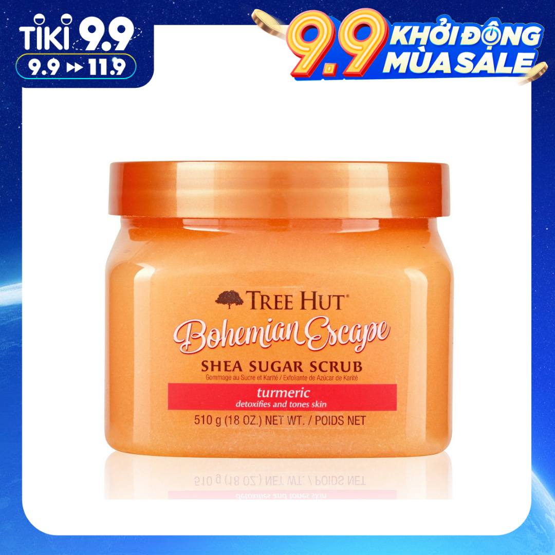 Tẩy Da Chết Toàn Thân TREE HUT BOHEMIAN ESCAPE SHEA SUGAR SCRUB (510G)