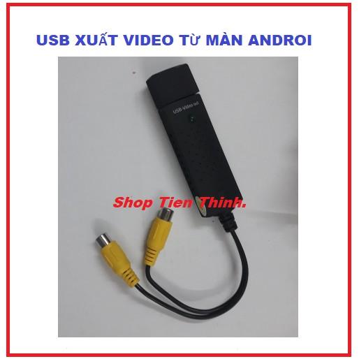 USB video out xuất video màn hình android ra các loại màn hình.BỘ CHUYỂN ĐỔI XUẤT AV-OUT ra màn hình trần,màn hình gối.