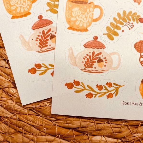 Sticker sheet hello fall- chuyên dán, trang trí sổ nhật kí, sổ tay | Bullet journal sticker - unim062