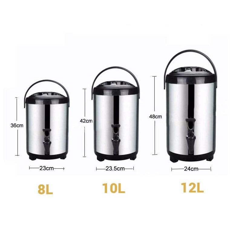 Bình giữ nhiệt ủ trà inox 304 giữ nhiệt lên đến 12 tiếng 10l