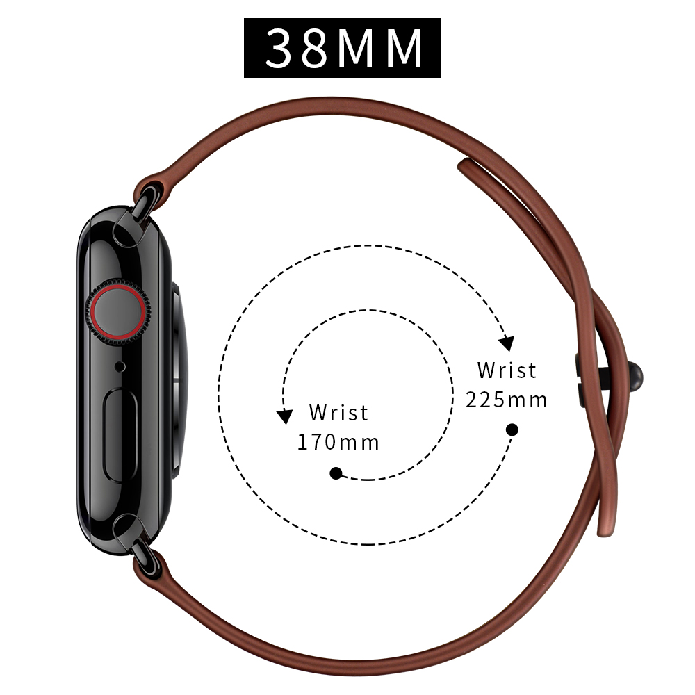 Dây Da Thật Kiểu Khóa 2 Lỗ cho Apple Watch 38mm / 40mm / 42mm / 44mm
