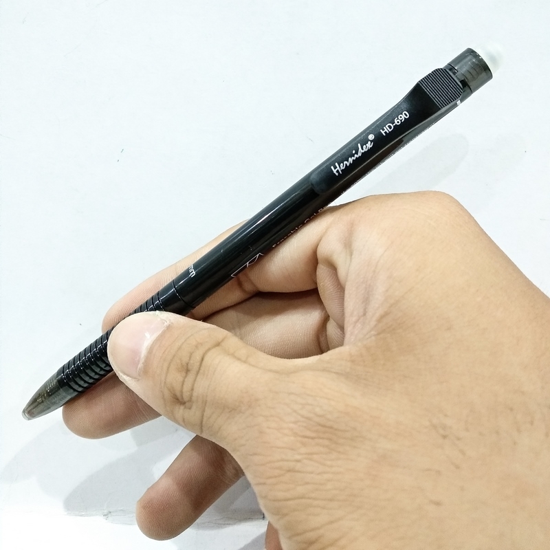 Bút Bi Có Đầu Xóa Hernidex Erasable Gel Pen HD-690 - Mực Đen