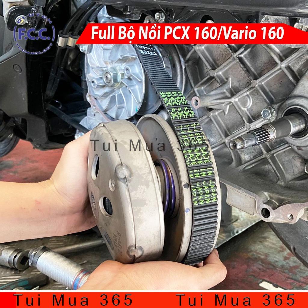 Full Bộ Nồi Trước, Nồi Sau dùng cho xe SH MODE Đời 2020, PCX 160, Vario 160 Hãng FCC Công Nghệ Japan
