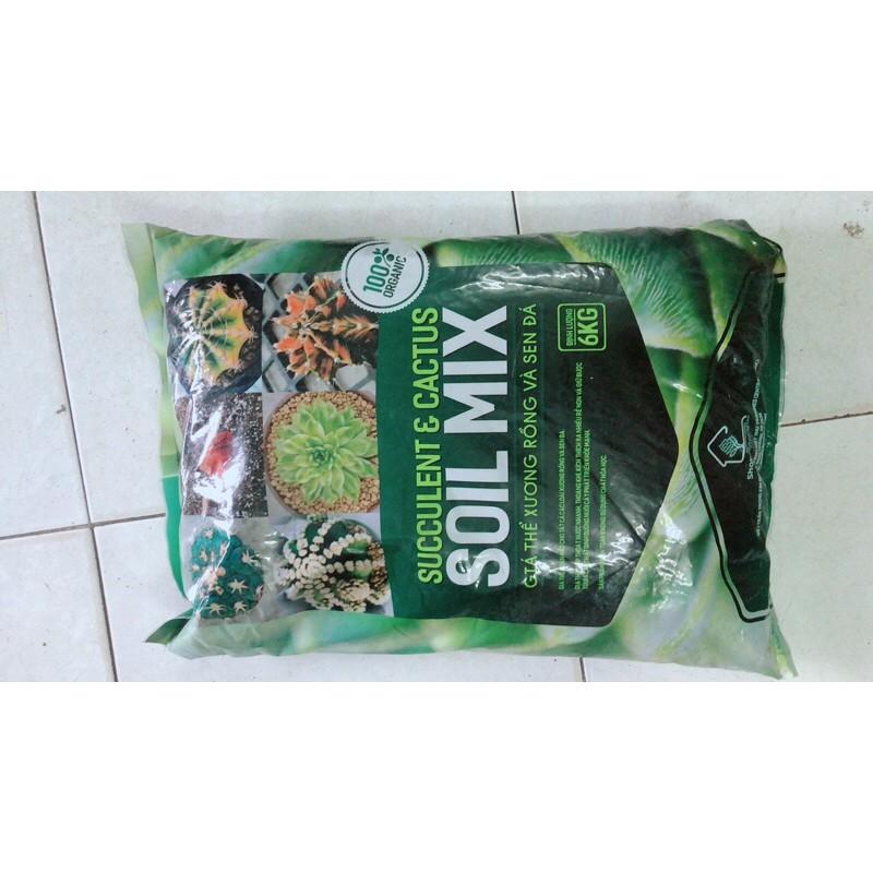 Đất Trồng SenĐá-Xương Rồng  6kg