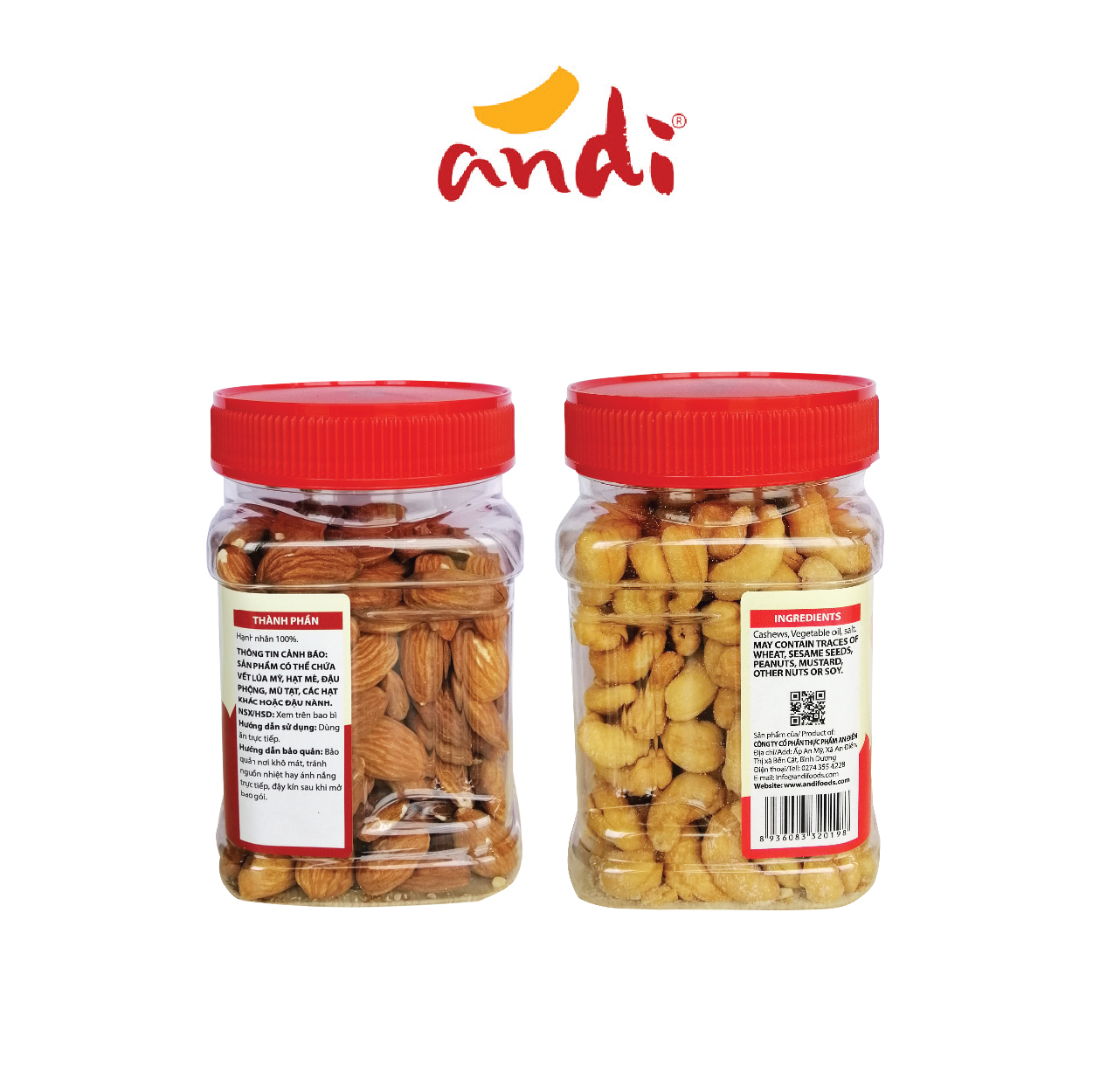 Combo Hạt Điều Không Vỏ 227g - Hạt Hạnh Nhân Không Vỏ 227g