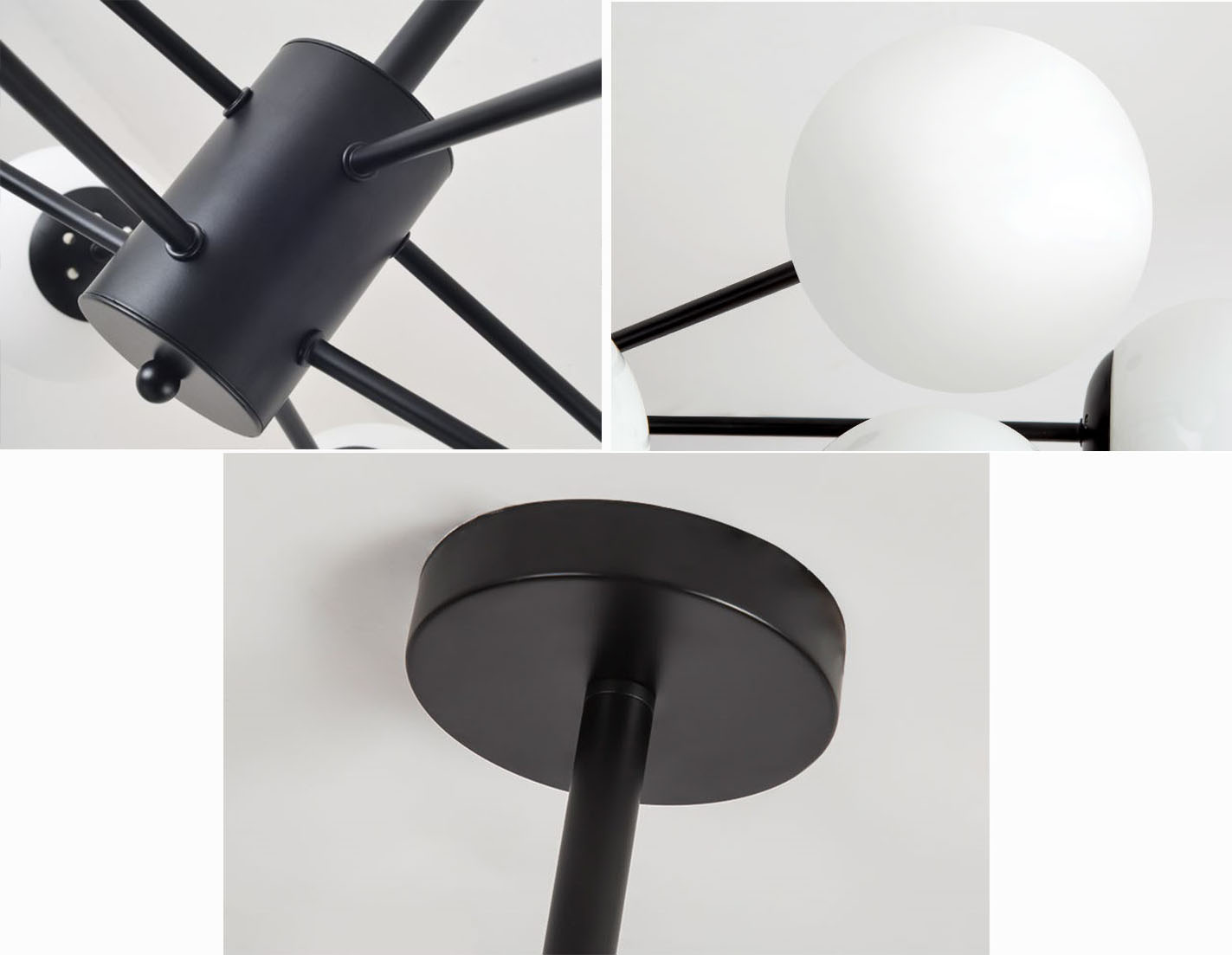 Đèn chùm PIROY 12 bóng cao cấp trang trí nhà cửa hiện đại, sang trọng - Kèm bóng LED chuyên dụng.