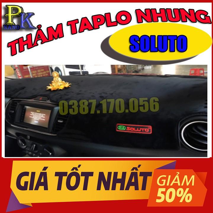 THẢM TAPLO DA XE KIA SOLUTO CAO CẤP, ĐẾ CHỐNG TRƯỢT, CHUẨN FORM