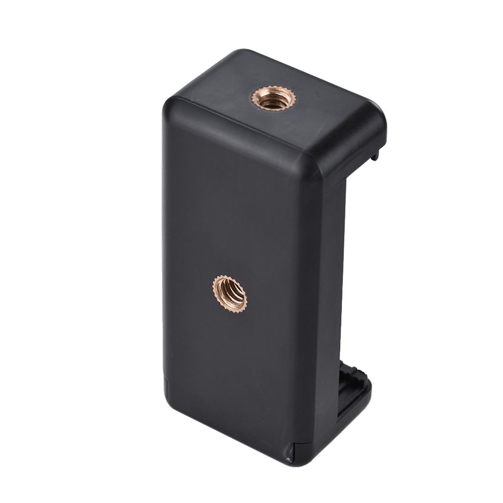 Adjustable Phone Holder Clip Bracket Clamp Mount with 1/4 Inch Screw Hole
