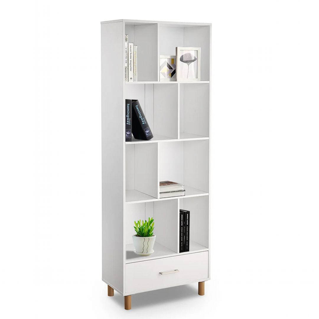 Giá sách gỗ gia đình đa năng tiện nghi SMLIFE Beeb