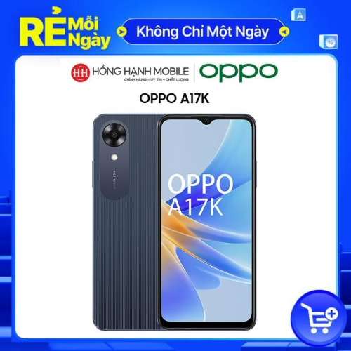 Điện Thoại Oppo A17k 3GB/64GB - Hàng Chính Hãng