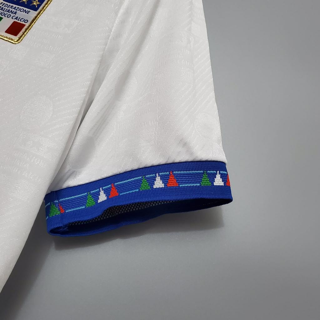 Áo Bóng Đá Retro Tuyển Ý 1994 - Sân Khách bản cao cấp vải Cotton Polyester