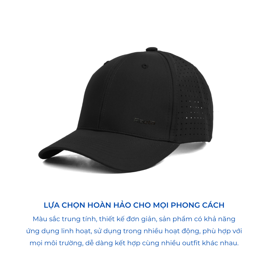 Nón Lưỡi Trai Thể Thao Mũ Lưỡi Trai Chính Hãng REETA,Nón Kết Trơn Thoáng Mát Phù Hợp Cho Cả Nam Và Nữ - N33