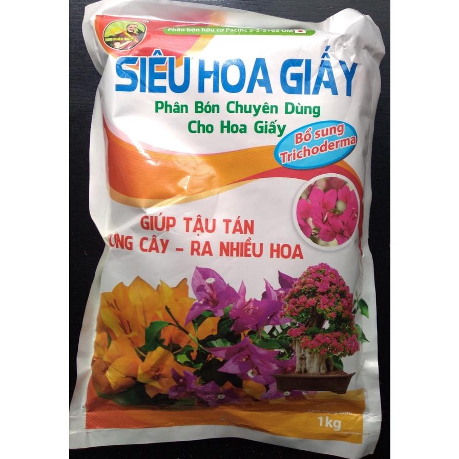 Bộ 3 phân bón kích ra hoa lớn, hoa lâu tàn cây hoa Giấy (hoa giấy,20-20-20,lâu tàn)