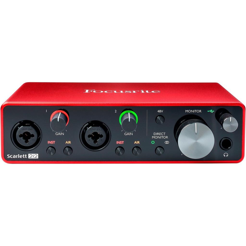 Thiết bị thu âm Focusrite Scarlett 2i2 Gen 3 Sound Card Âm Thanh - Focus USB Audio SoundCard (3rd - Gen3)