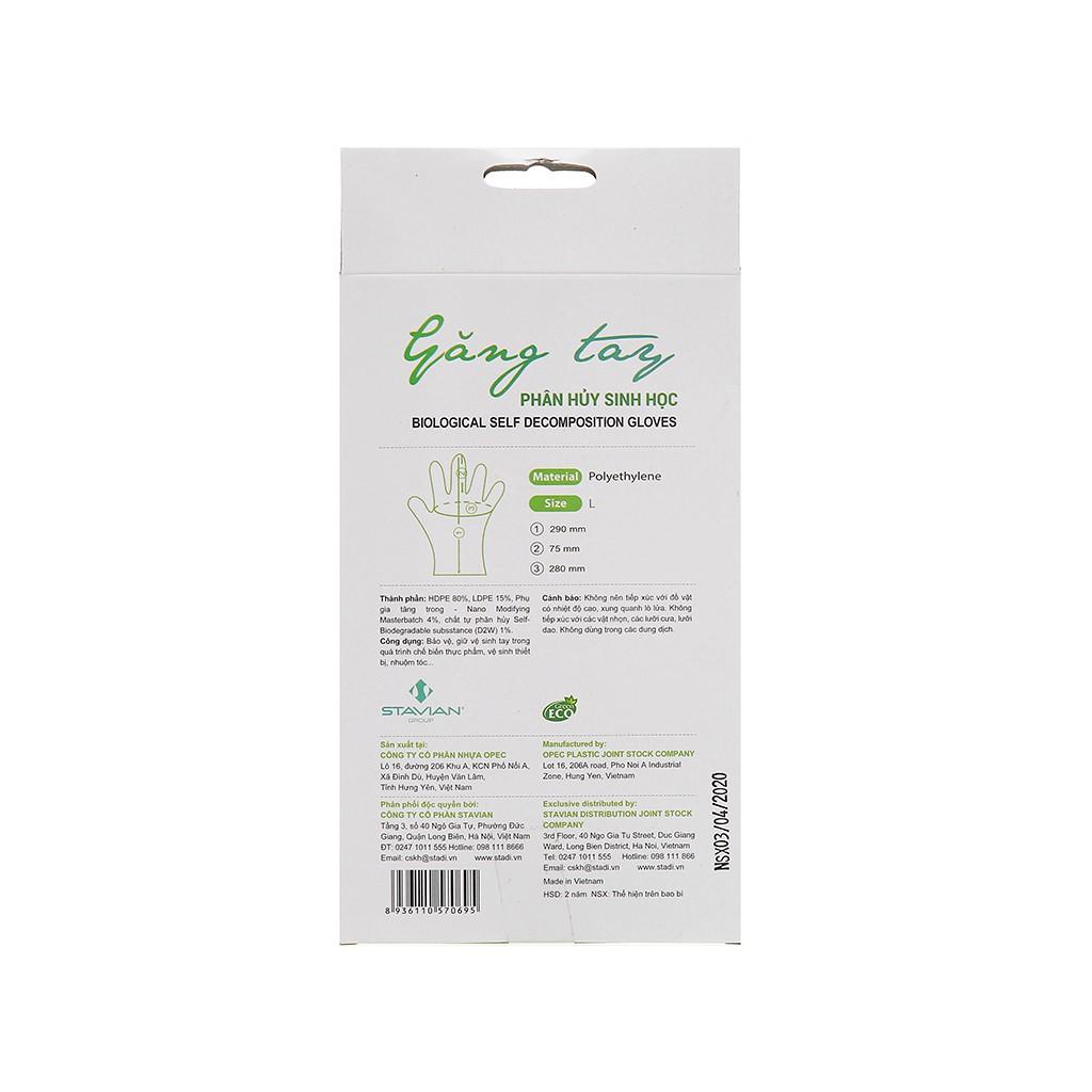Găng tay nilon tự hủy sinh học Green Eco