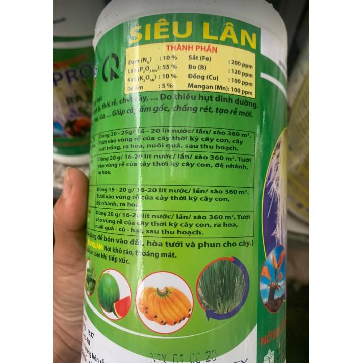 Phân bón Profarm- P55 ra rễ cực mạnh, bật chồi nhanh lọ 1kg (siêu  lân)