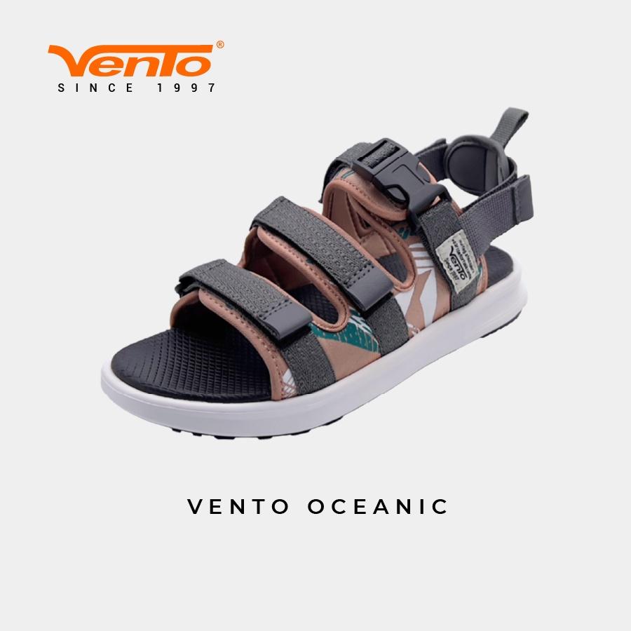 Giày Sandals Vento OCEANIC màu Be Tro Nữ đi học/đi làm NB126