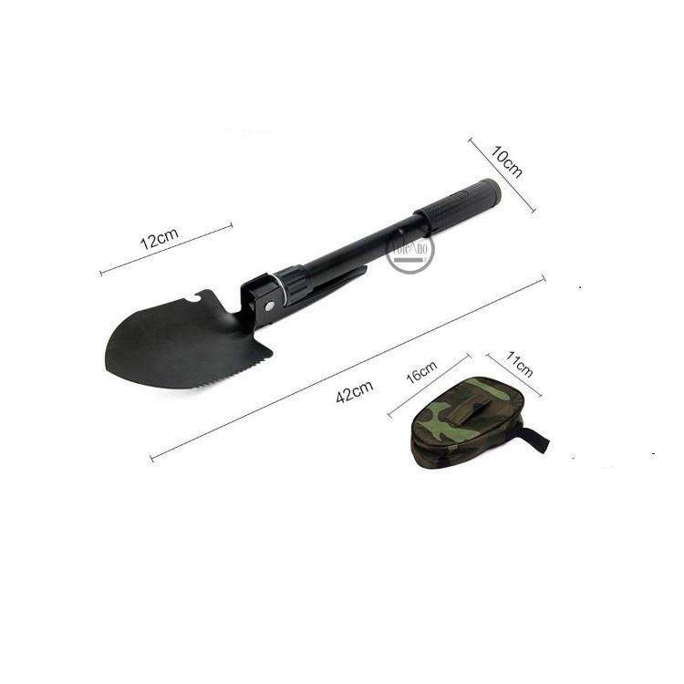 Xẻng mini đa năng du lịch, làm vườn gấp gọn