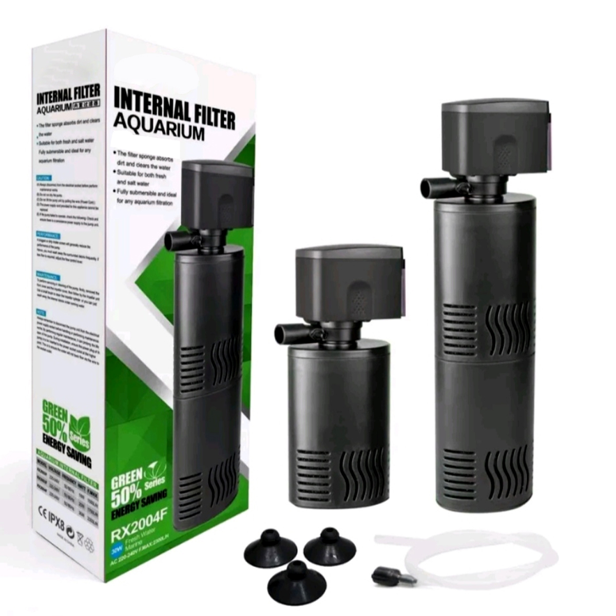 Máy Lọc Nước Bể Cá 3IN1: bơm lọc, tạo oxy, thổi luồng RX-2002F RX-2003F; RX-2004F cao cấp, tiết kiệm điện