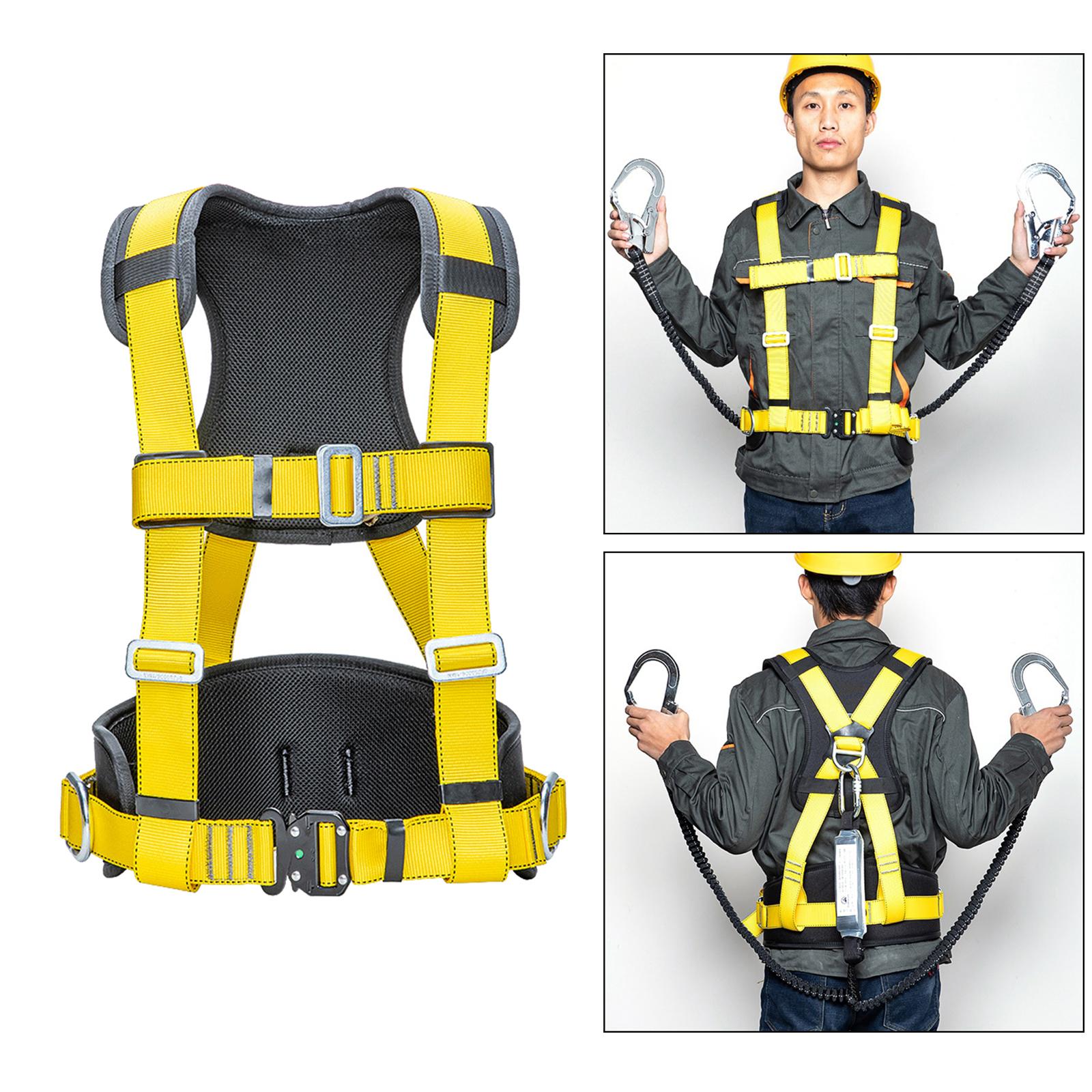 Half Body Waist Safety Belt Harness Survival Rope Explore Aerial Work A