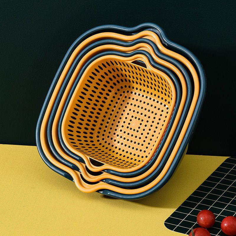 Bộ rổ nhựa kèm chậu 6 món cao cấp Tienich247