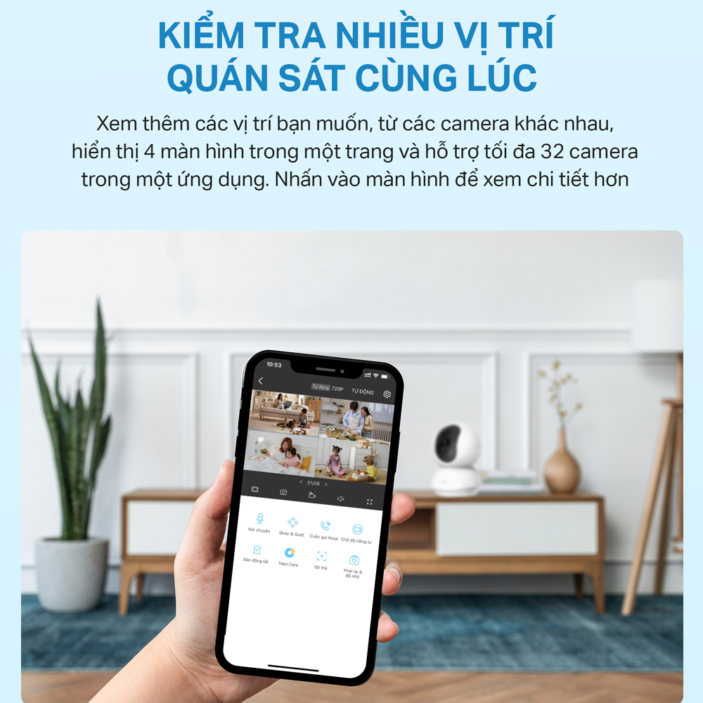 Hình ảnh Camera Wifi TP-Link Tapo C211 Độ Phân Giải 2K UHD Quay Quét 360 Độ - Hàng Chính Hãng