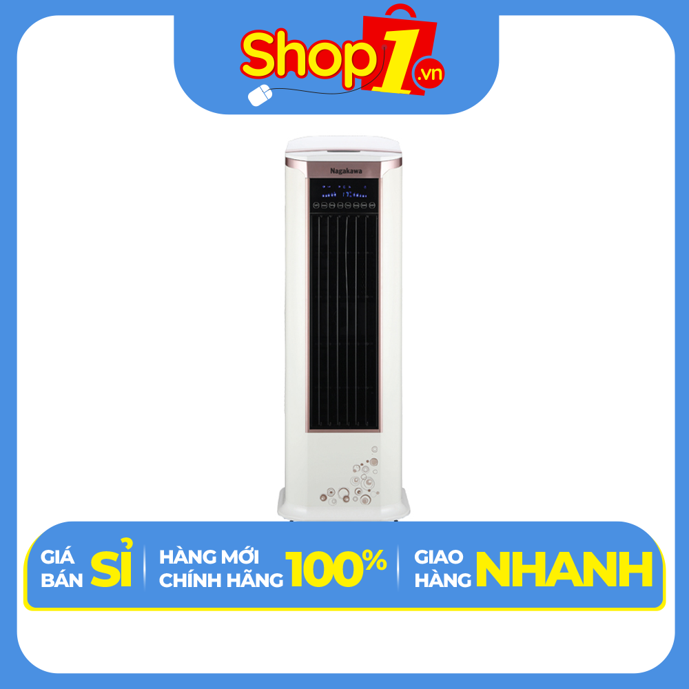 Máy làm mát không khí Nagakawa NFC888 ( 200W - 14L ) Tặng kèm 2 Đá khô và điều khiển từ xa - Bảo hành 12 tháng- Hàng chính hãng