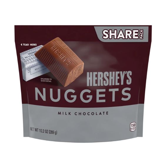 Socola Sữa Hershey's Nuggets Share Size Milk Chocolates (10.2 oz) 289g