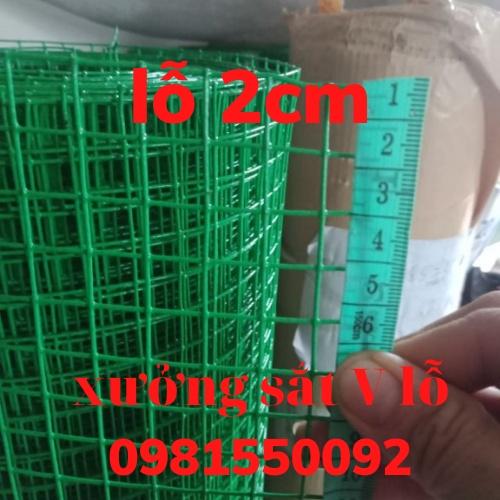 ( rộng 1m-ô 2cm) lưới sắt làm chuồng,lưới sắt bọc nhựa xanh,lưới sắt ô vuông,lưới sắt giá rẻ,