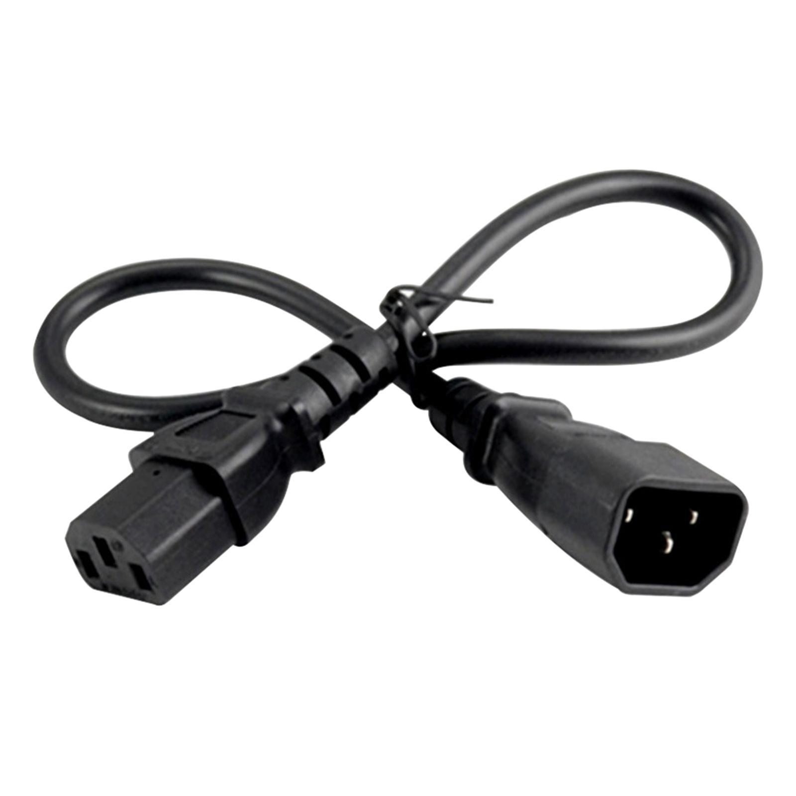 IEC320-C14 to IEC320-C13 Power Cable Direct Replaces Low Resistance Male to Female Power Line
