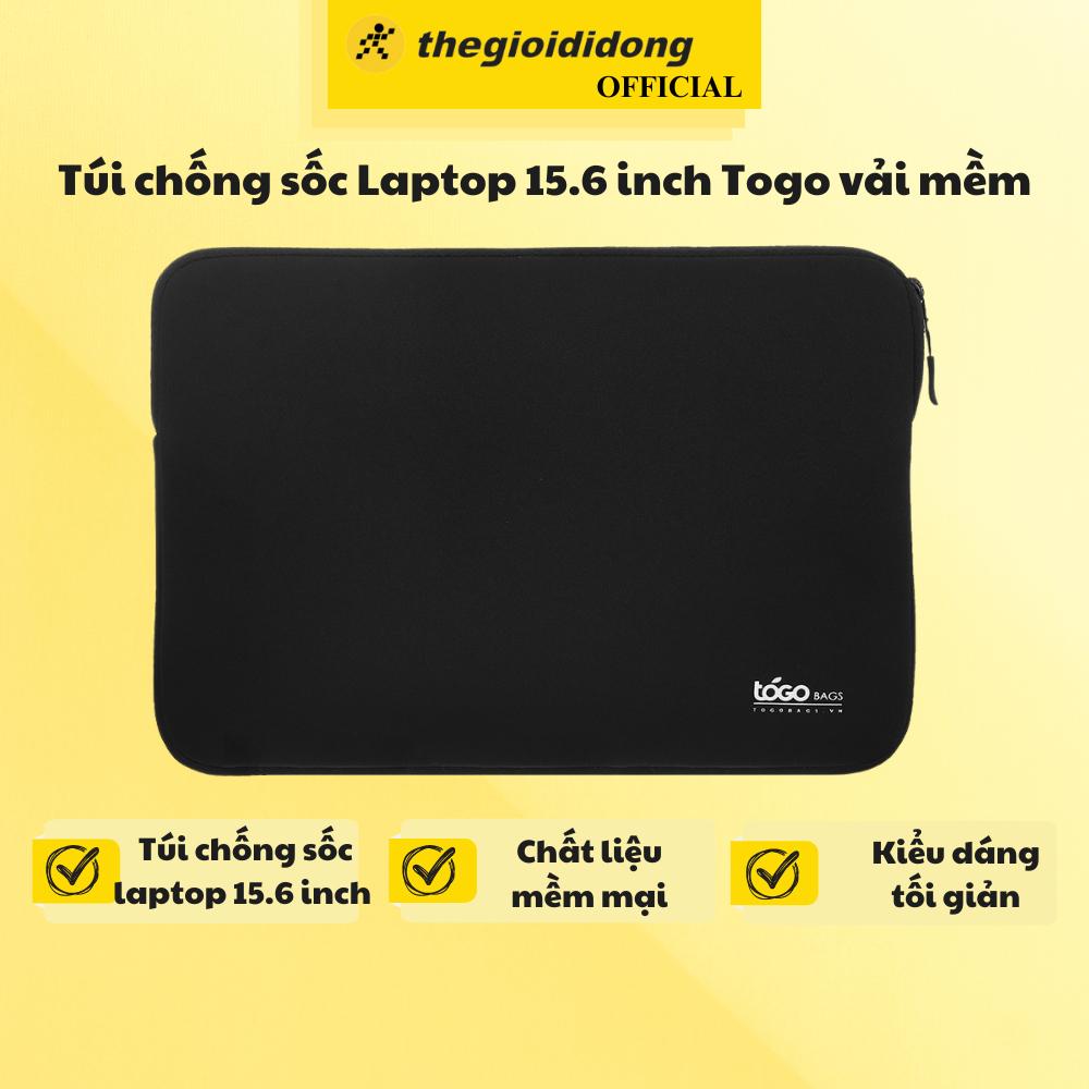 Túi chống sốc Laptop 15.6 inch Togo vải mềm - Hàng Chính Hãng