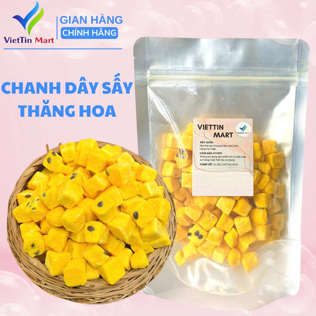 Chanh Dây Viên Sấy Thăng Hoa VietTin Mart