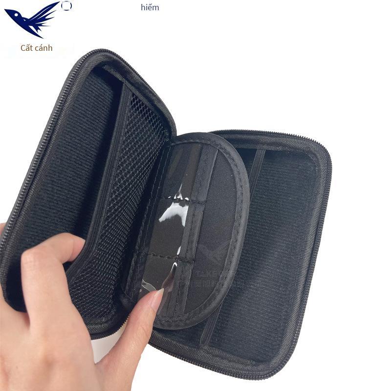 Giá thấp nhất 2.5 inch ổ cứng di động màu xanh đen bảo vệ tai nghe cáp dữ liệu hộp lưu trữ nguồn điện di động túi lưu trữ