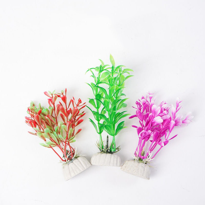 Cây Nhựa Trang Trí Bể Cá Cảnh Cực Đẹp 10cm