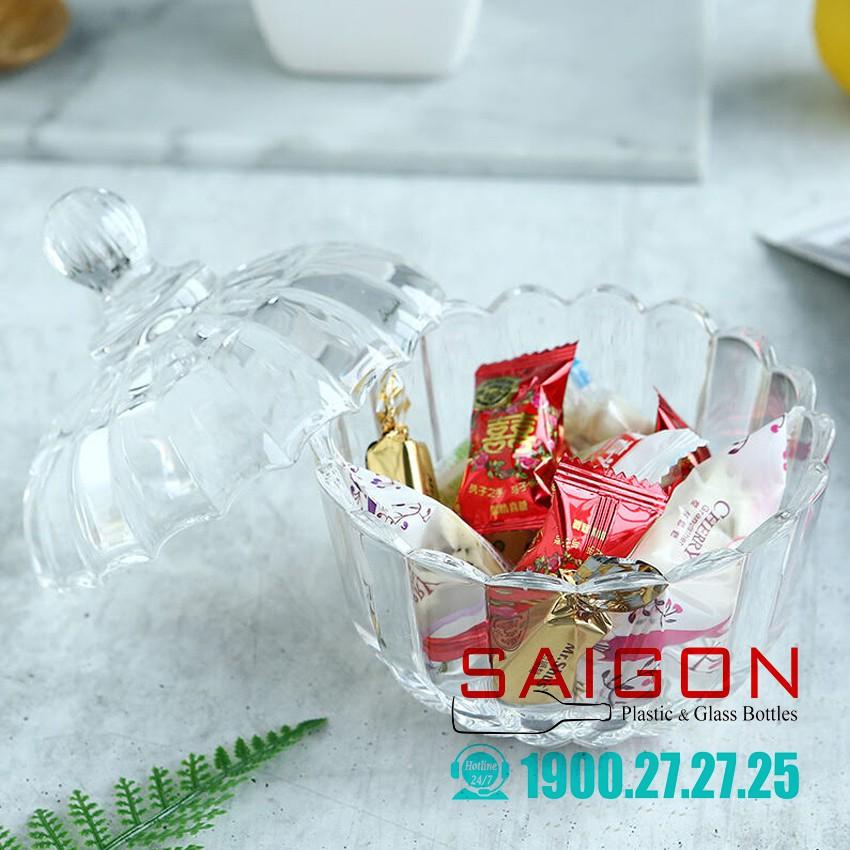 Hũ Thủy tinh Đựng Mứt Bí Ngô
