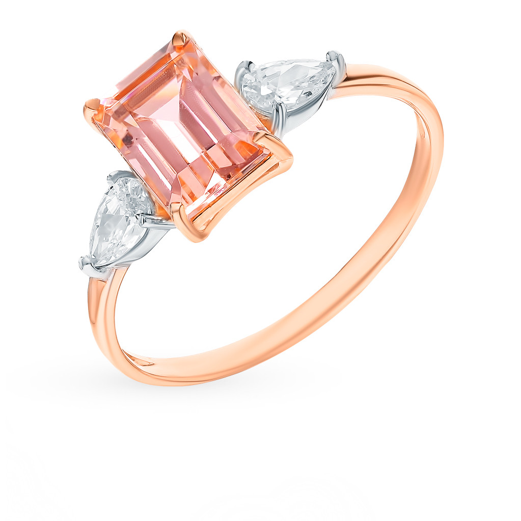 Nhẫn Vàng 14K Đính Đá Morganite