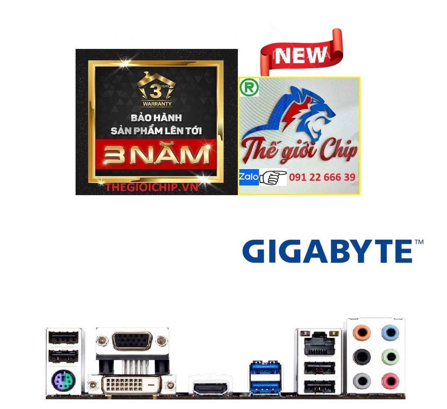 Bo Mạch Chủ (Mainboard) GIGABYTE B85M-D3H - Hàng Chính Hãng