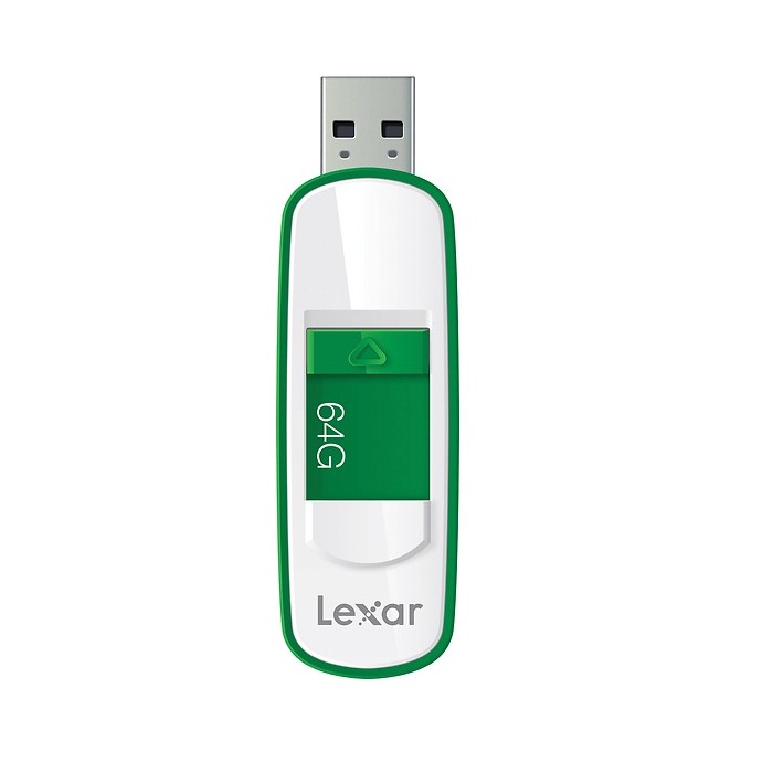 USB Lexar JumpDrive S75 64GB - USB 3.0 (Xanh)- Hàng Nhập Khẩu