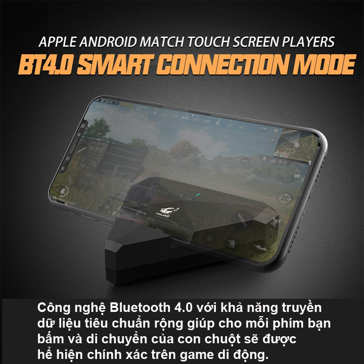 Bộ chuyển đổi bàn phím và chuột chơi game di động không dây G5 Bluetooth PUBG cho IOS-Android-Hàng Nhập Khẩu