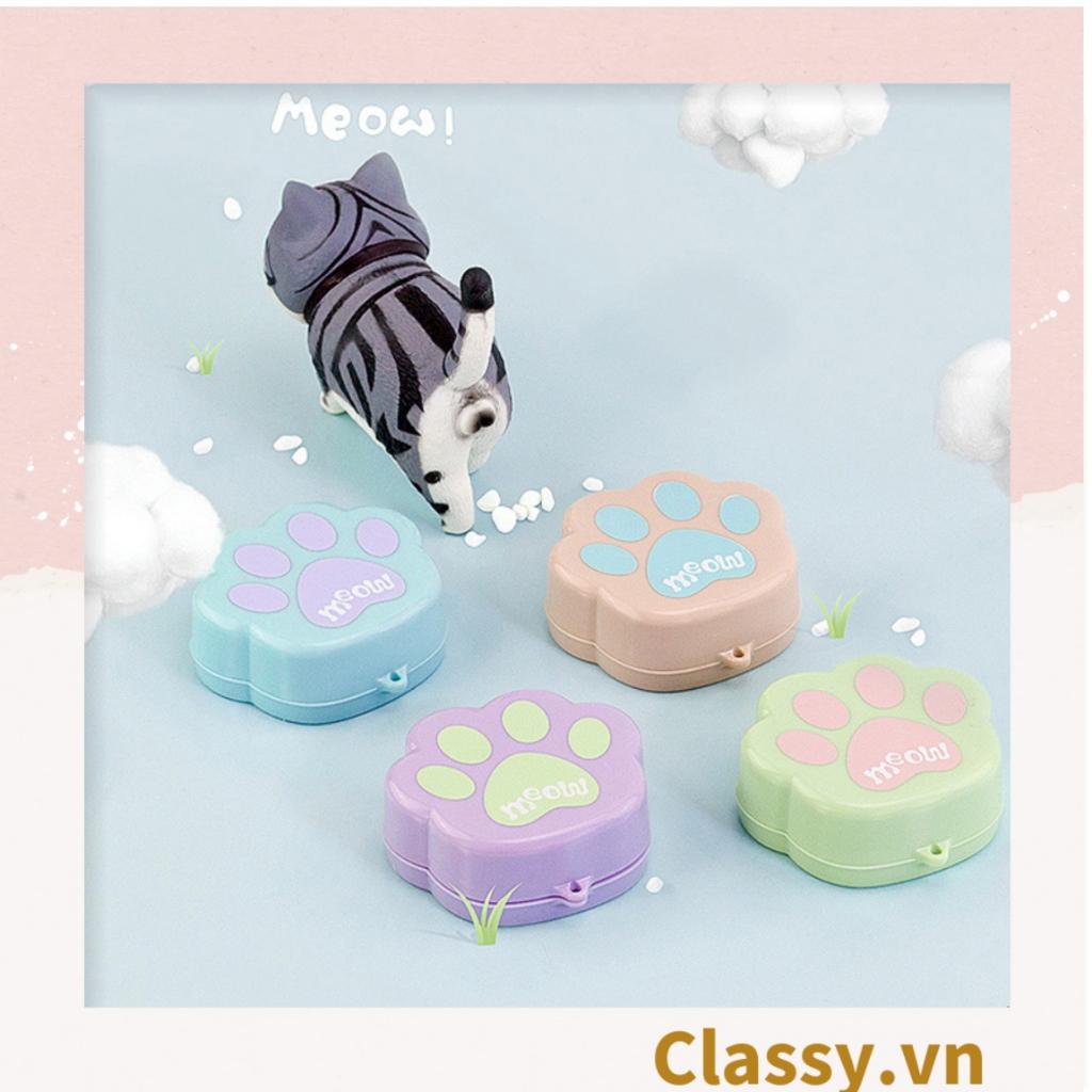 Ly nước Cốc Nước Classy tháo lắp đơn giản có thể gấp gọn cầm tay đi du lịch Đi Phượt Hình Mèo Đáng Yêu